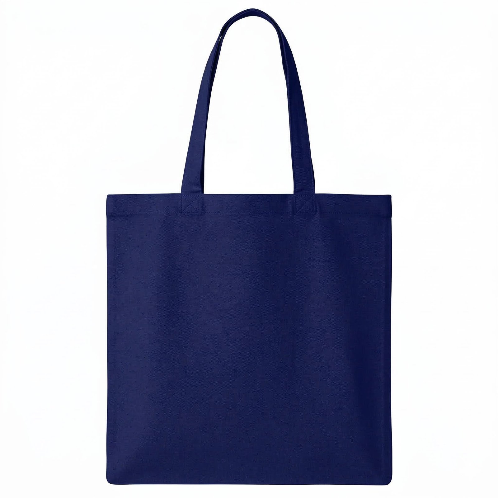 BOLSO DE MANO MEDIANO DE ALGODÓN AZUL LISO ROYAL 1