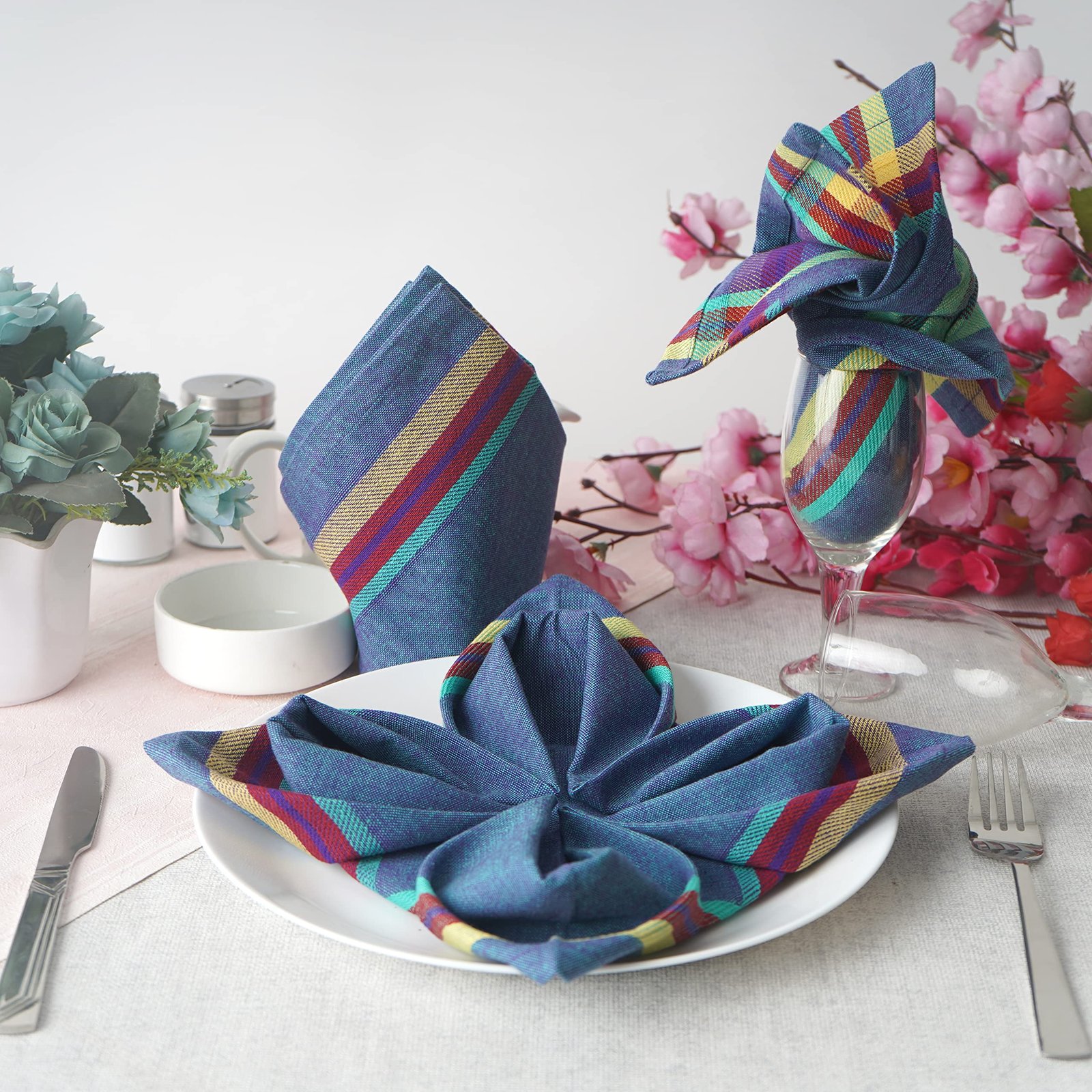 Servilletas de hotel teñidas en hilo - Cotton Tote Factory