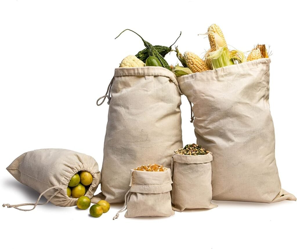 Bolsas con cordón pequeñas y medianas - Cotton Tote Factory