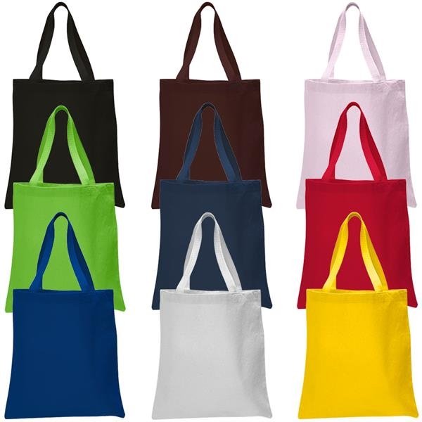 Bolsas multicolor teñidas unicolor - Cotton Tote Factory