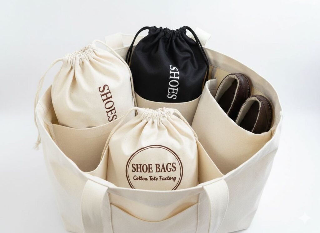 BOLSA DE ALGODÓN NATURAL PARA ZAPATOS