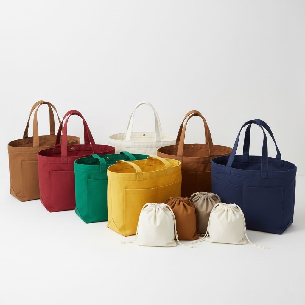 BOLSA REDONDA DE ALGODÓN DE COLORES PARA ZAPATOS