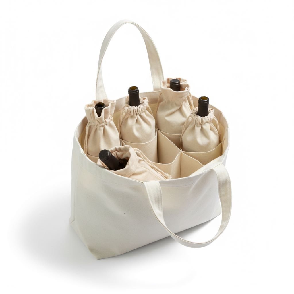 Bolsas de lona de algodón para vino