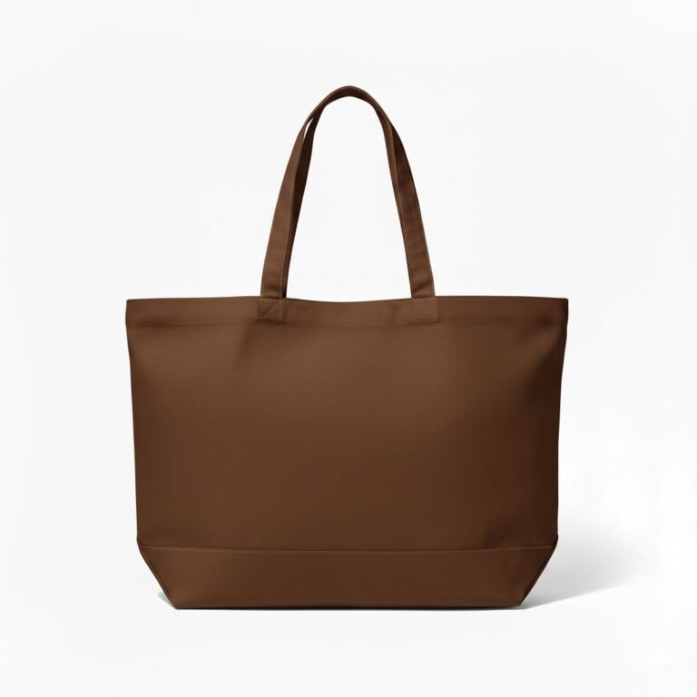 Bolsas de tela de algodón de 200 gsm en color MARRÓN