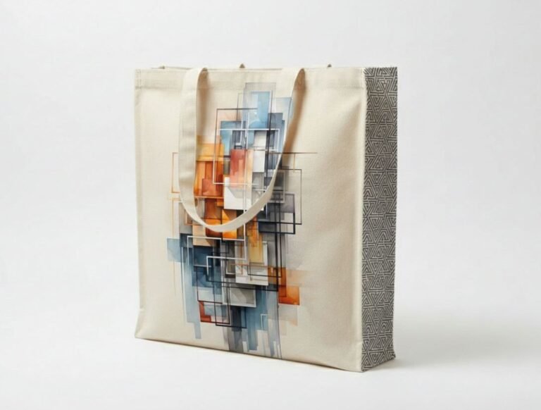 Bolso tote de lona de 240 gsm con estampado digital en 3 caras (gaceta) 2