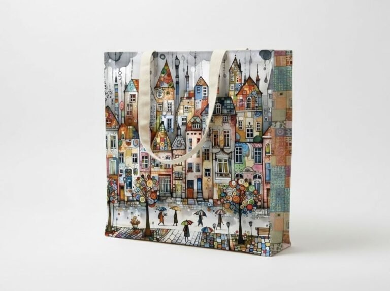 Diseño único impreso digitalmente a 3 caras en papel de 240 gsm